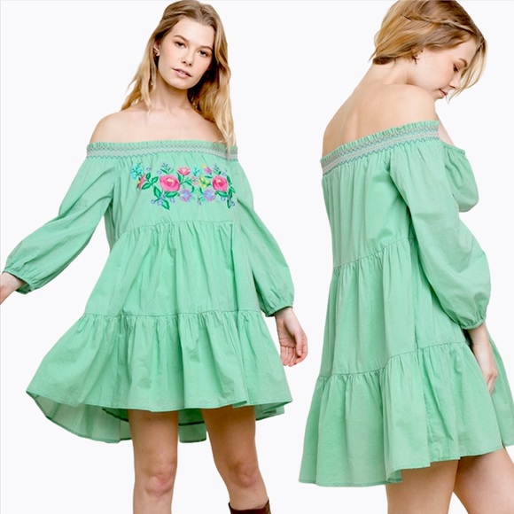 SALE NWT Umgee boutique boho embroidered dress - Picture 3 of 8